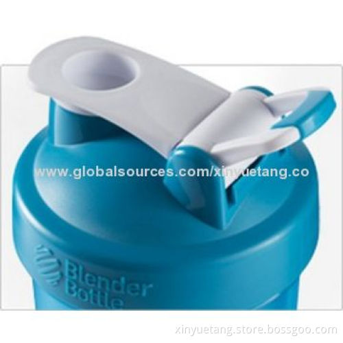 450mL BPA-free Plastic Protein Shaker Bottle with Pill Box, 21.5x9cm SizeNew